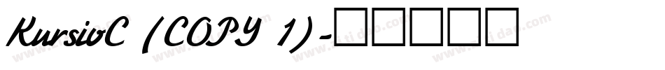KursivC (COPY 1)字体转换